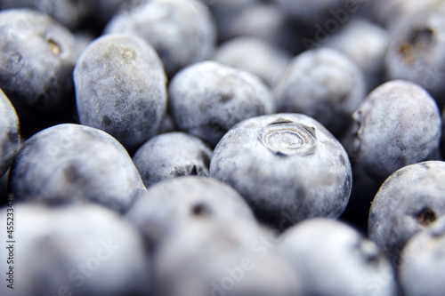 Fresh blueberry as food background