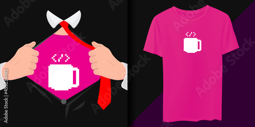 Coffee Code, Turn Coffee into Code, Programmer Clothing, Eat Sleep Code