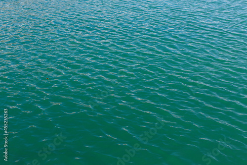 Background of azure sea water