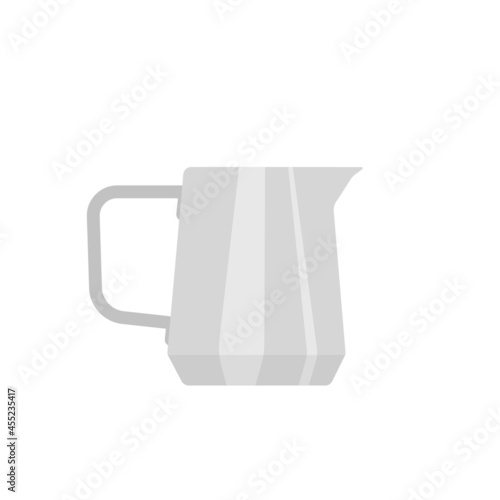 illustration of a Moka Pot. manual espresso maker. equipment for the barista or coffee maker. flat cartoon style. vector design