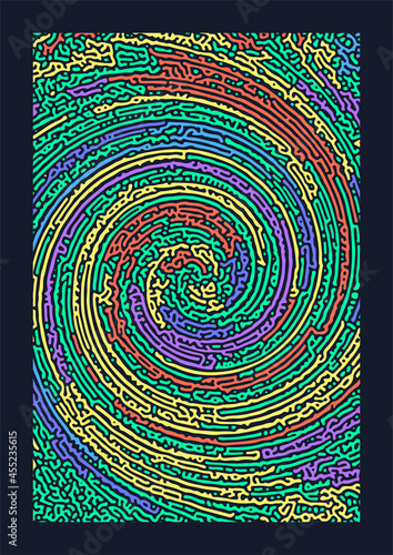 Turing pattern. Reaction-diffusion model. Chemical bases of morphogenesis.