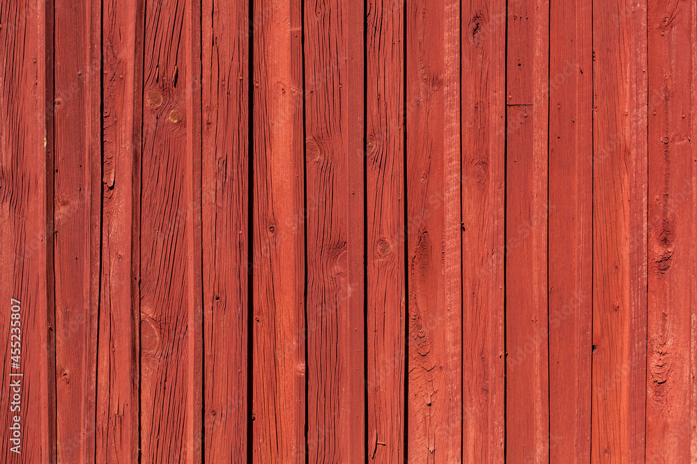 Schwedische rote Hausfassade aus Holz. Gerade senkrechte Linien. Hintergrund. Swedish red wooden house facade. Straight vertical lines. Background. Schwedische rote Hausfassade aus Holz. Gerade senkrechte Linien. Hintergrund. Swedish red wooden house facade. Straight vertical lines. Background.