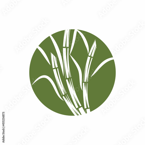 Sugar cane Logo Template vector symbol nature