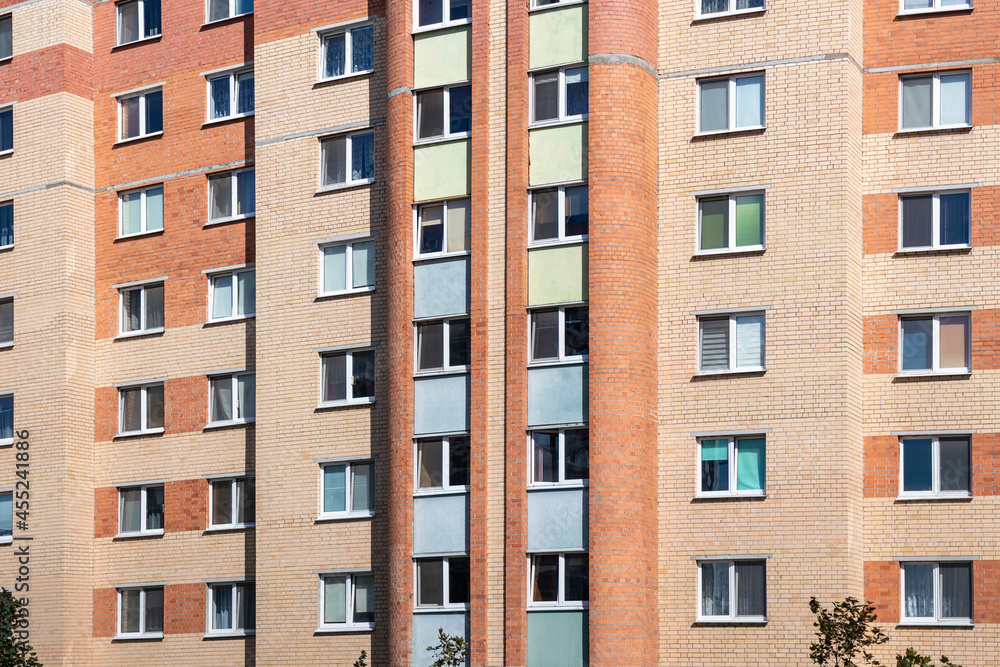 Multi-storey modern residential building. Housing construction. Residential fund. Sleeping residential area. Mortgage loans for young families. Multi-storey modern residential building. Housing construction. Residential fund. Sleeping residential area. Mortgage loans for young families.