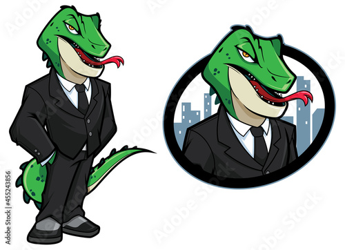 Reptilian Character Mascot