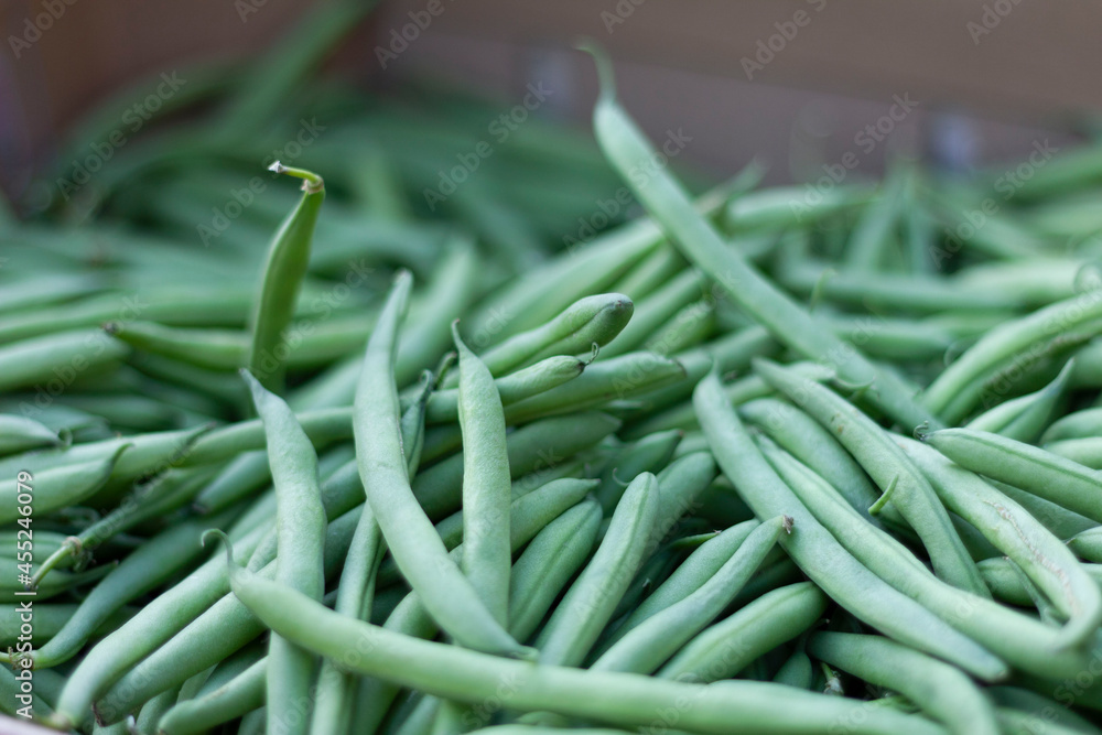 Grüne Bohnen, Gemüse, gesundes Essen, frisch Grüne Bohnen, Gemüse, gesundes Essen, frisch