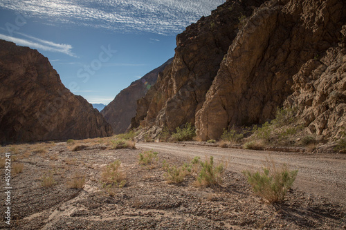 Canvas Print Titus Canyon Road in Death Valley National Park, California, USA