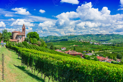 View of Santa Maria in the Province of Cuneo  Piedmont  Italy
