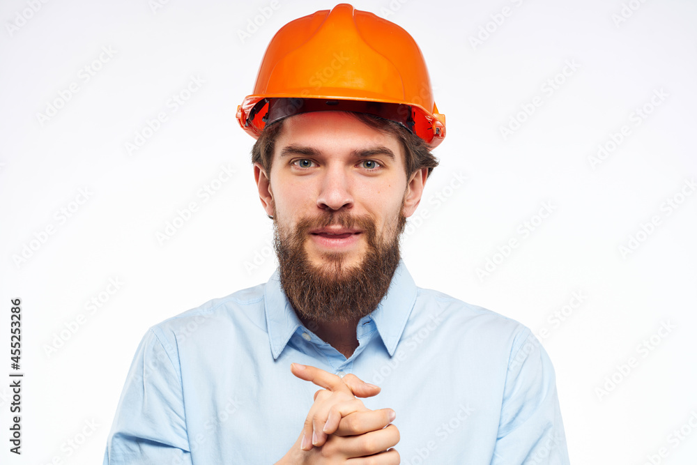 male engineer documents in hand and drawings success isolated background male engineer documents in hand and drawings success isolated background
