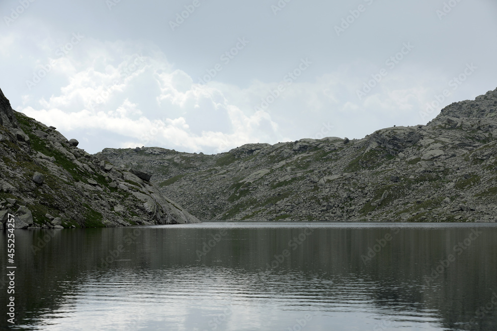 Mountain lake in the mountains Mountain lake in the mountains