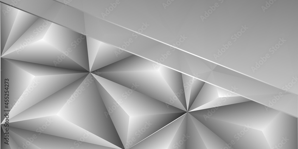 Modern grey triangle background Modern grey triangle background