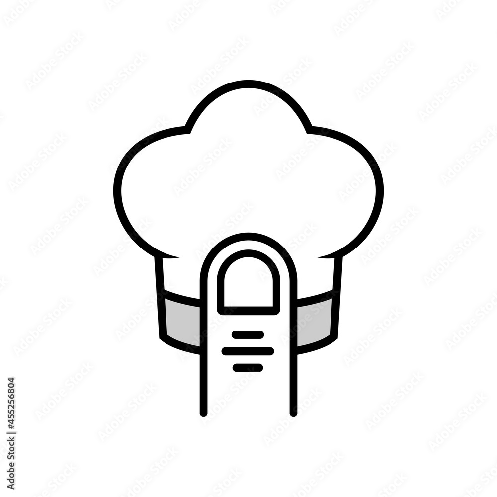 Illustration Vector Graphic of Chef Hat Logo. Perfect to use for Technology Company Illustration Vector Graphic of Chef Hat Logo. Perfect to use for Technology Company