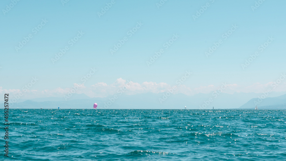 voilier sur le lac Léman