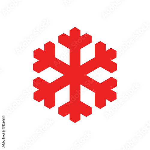 Schneeflocke und Hintergrund