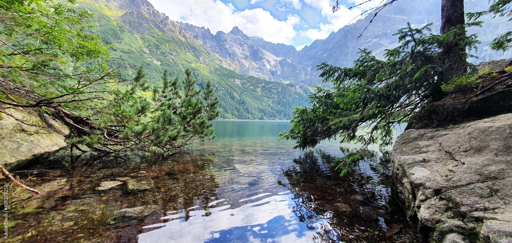 Morskie Oko, Jezioro - Ujęcie poziome