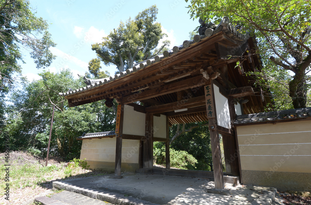 長岳寺 大門 奈良県天理市 長岳寺 大門 奈良県天理市