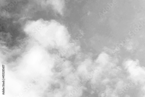 Black and white of sky and clouds background