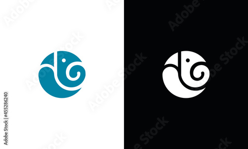 Elephant logo and puzzle