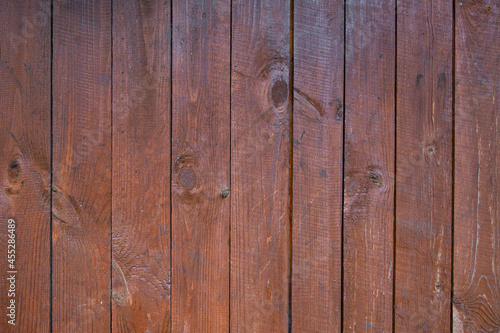 Texture of wooden brown planks