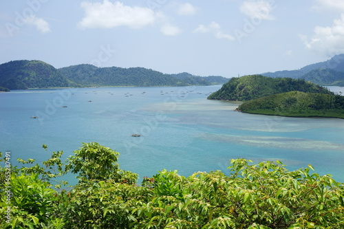 Beach called Mandeh, one of Indonesian's archipelagoes.  photo