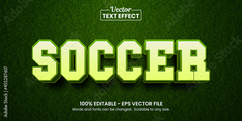Soccer and Football Editable Text Effect