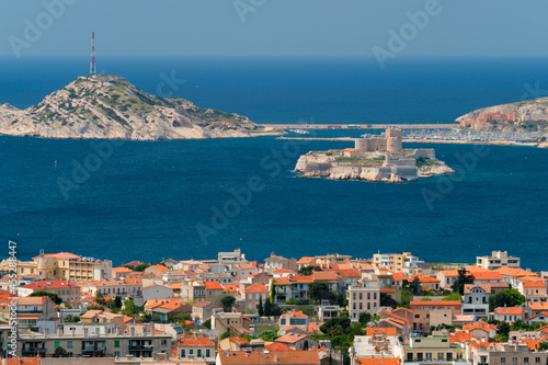 View of Marseille town. Marseille, France