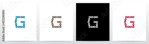 Chain Forming Letter Logo Design G