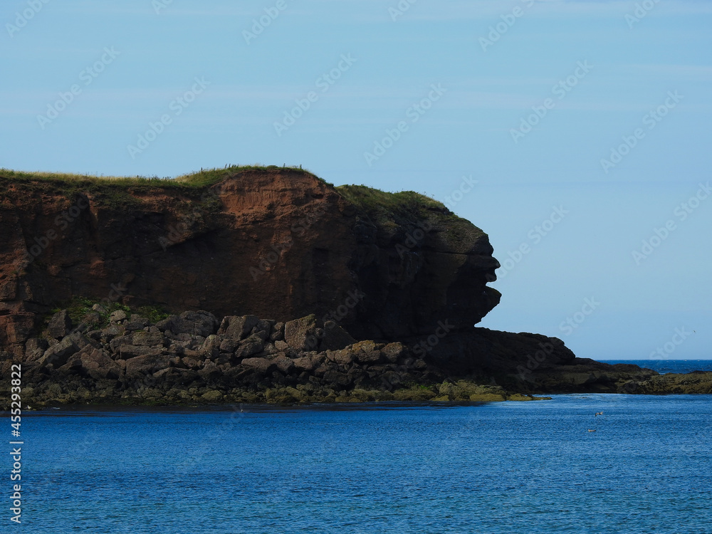  Head pareidolia cliffs of moher sea ocean cliff