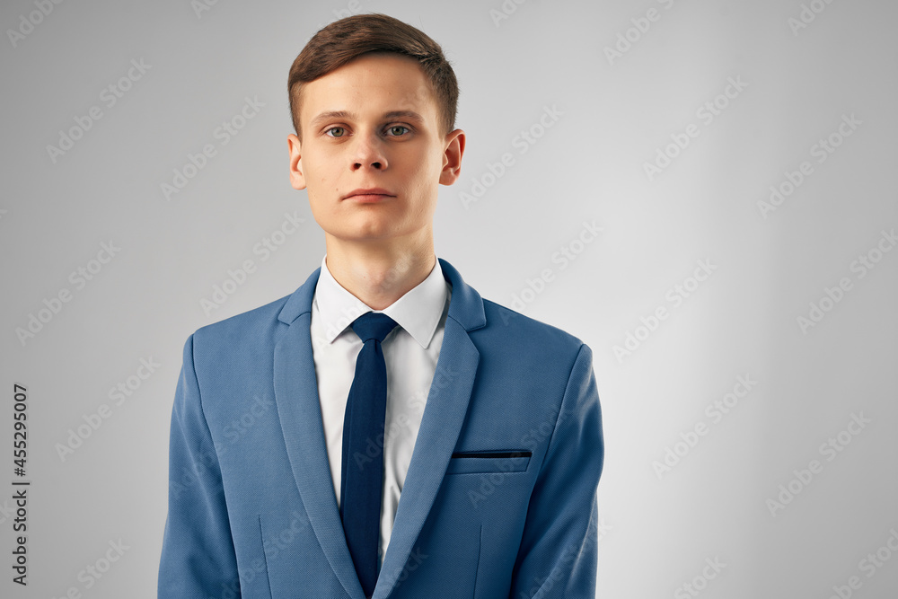 business man in a suit writes on a notebook work manager business man in a suit writes on a notebook work manager