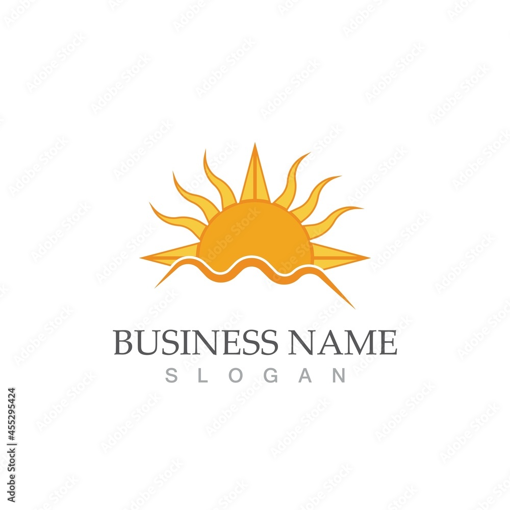 Sun Vector illustration Icon Sun Vector illustration Icon