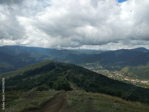 landscape with clouds