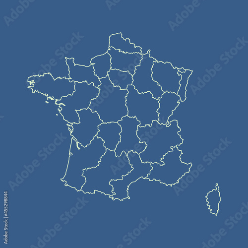 map of France