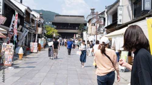 people walking in the city