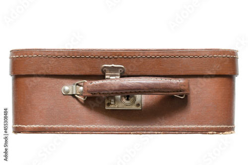 Vintage suitcase isolated