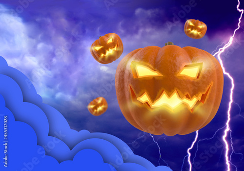 Halloween background. Hallo...
