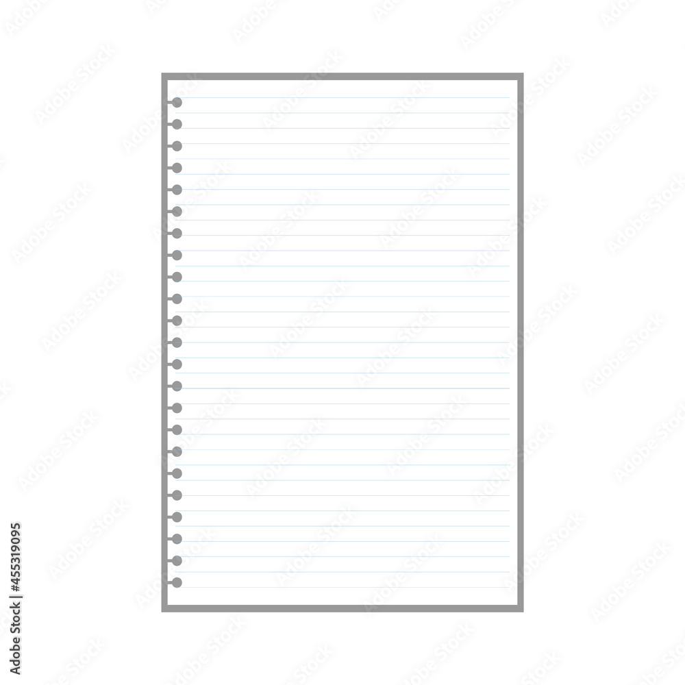 blank lined page sheet for notes with ring holes blank lined page sheet for notes with ring holes