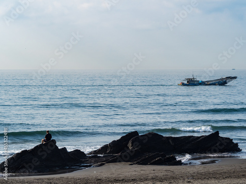 Guishan(Turtle) Island in Yilan,Taiwan. photo