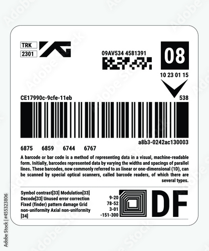 BARCODE LABEL SET