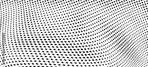 The halftone texture is monochrome. Vector chaotic background