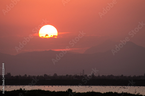 Atardecer en las salinas de Santa Pola