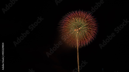 fireworks in the night sky