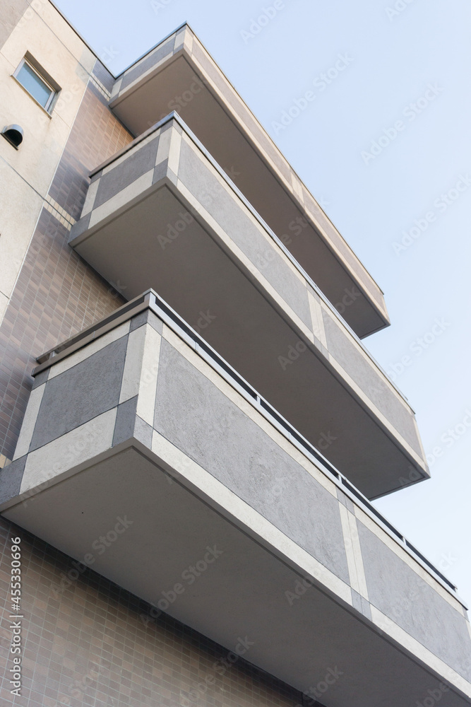 Fototapeta premium マンションのバルコニーフェンス