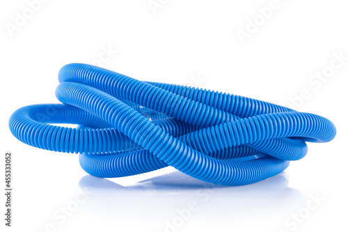 Roll of plastic corrugated pipe for electrical installation