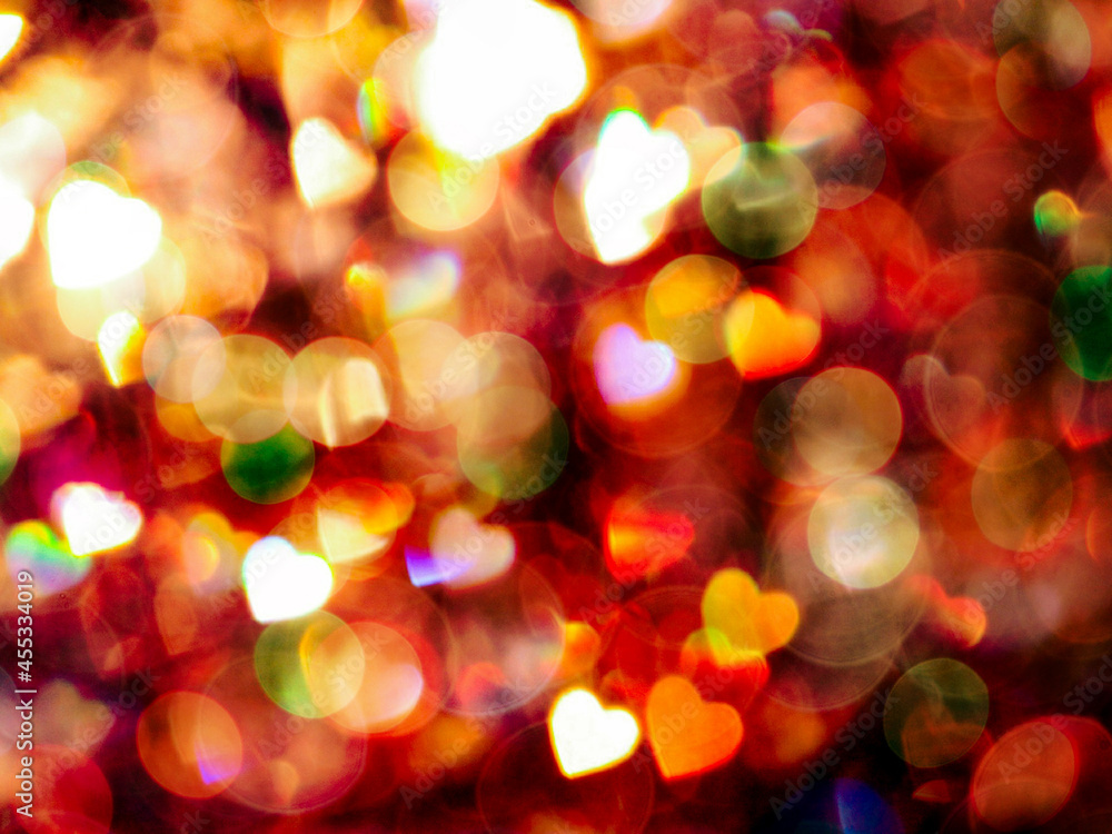 Obraz premium Beautiful Digital Bokeh Lights Background