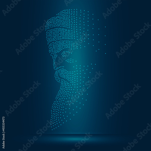 Abstract vector illustration happy guru nanak jayanti.