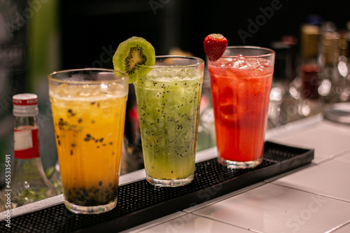 Caipirinha colorful drink