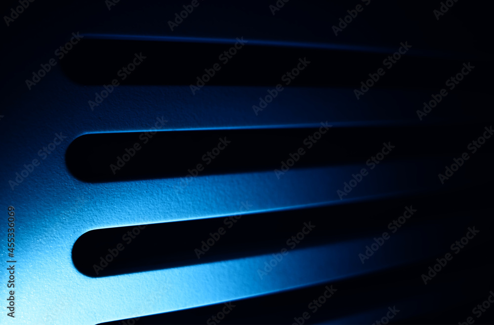 Futuristic blue panels texture background