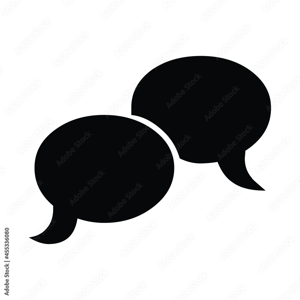 Black Speech Bubble, Bubble Chat Simple Black Vector Design for Comic, Icon, and Graphic Resource. EPS 8 Editable Stroke Black Speech Bubble, Bubble Chat Simple Black Vector Design for Comic, Icon, and Graphic Resource. EPS 8 Editable Stroke