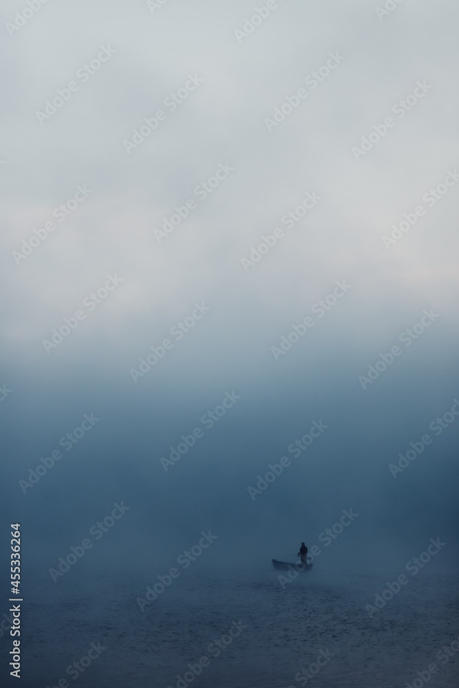 Boat and sunrise