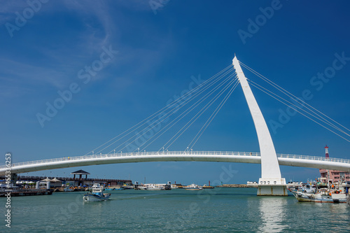 Lover's Bridge in Tamsui Fisherman's Wharf, New Taipei, Taiwan photo